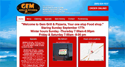 Desktop Screenshot of gempizza.com